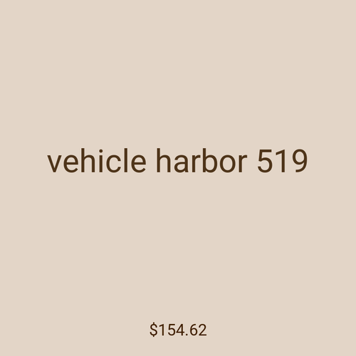 vehicle harbor 519