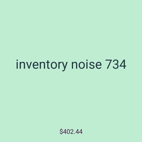 inventory noise 734
