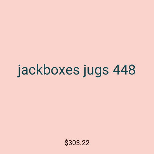 jackboxes jugs 448