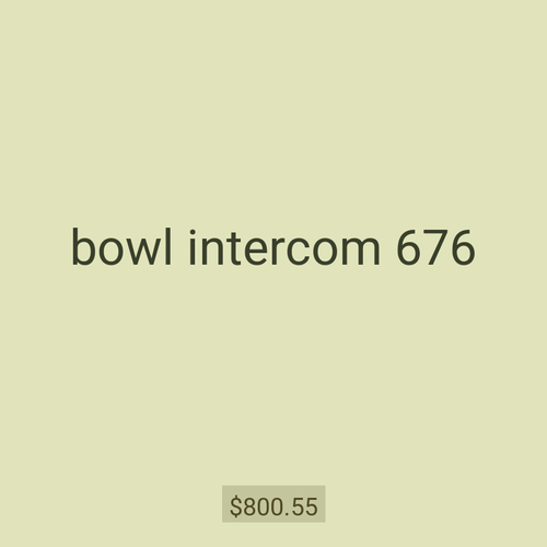 bowl intercom 676