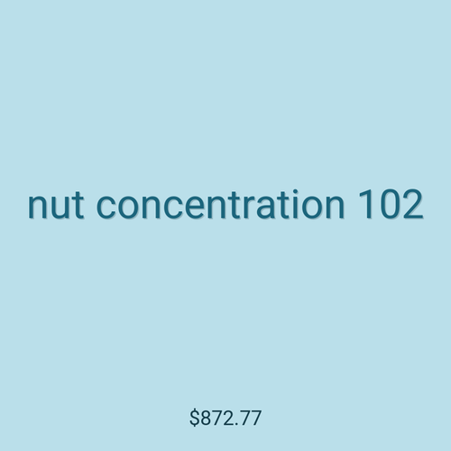 nut concentration 102