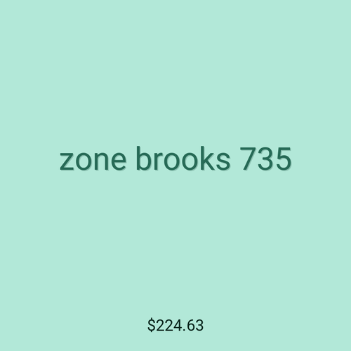 zone brooks 735