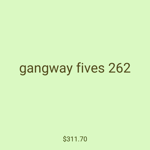 gangway fives 262