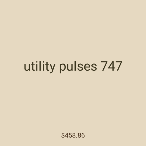 utility pulses 747