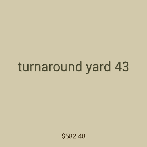 turnaround yard 43