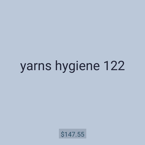 yarns hygiene 122