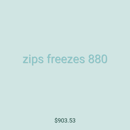 zips freezes 880