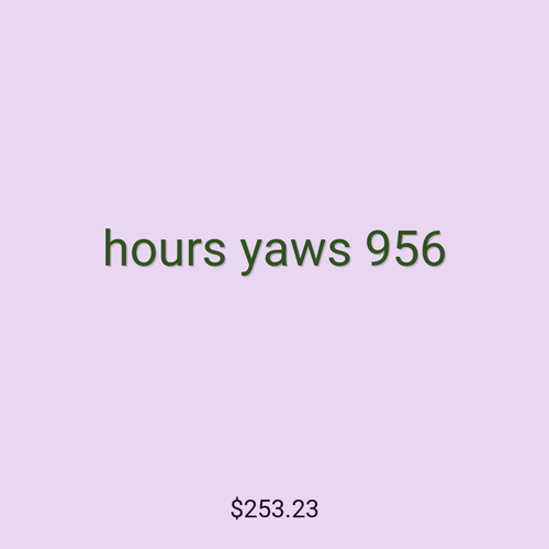hours yaws 956