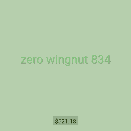 zero wingnut 834
