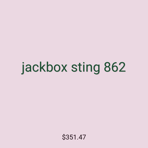 jackbox sting 862