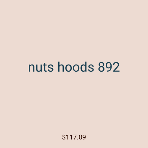 nuts hoods 892