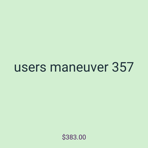 users maneuver 357