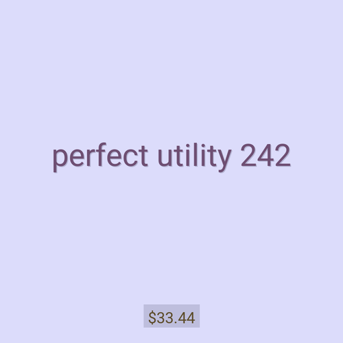 perfect utility 242
