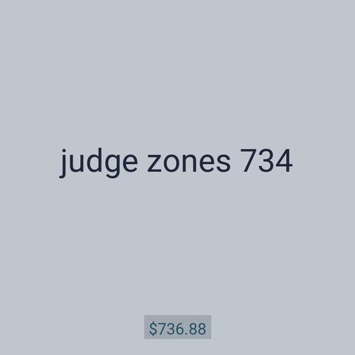 judge zones 734