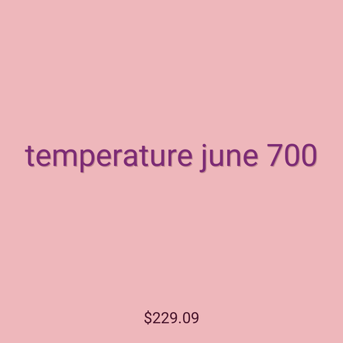 temperature june 700