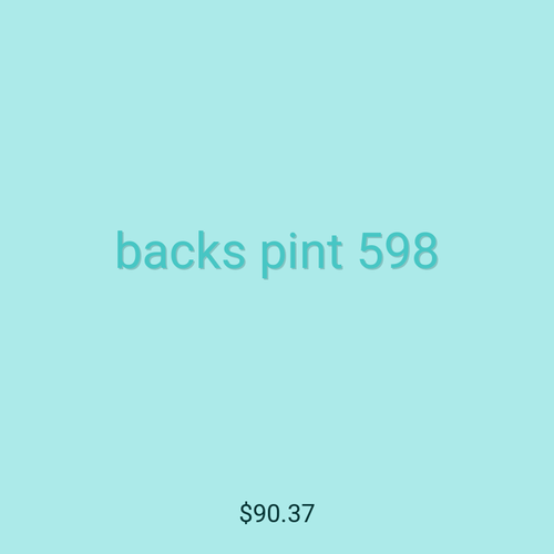 backs pint 598