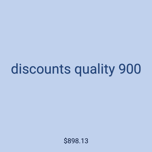 discounts quality 900