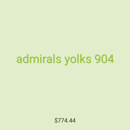 admirals yolks 904