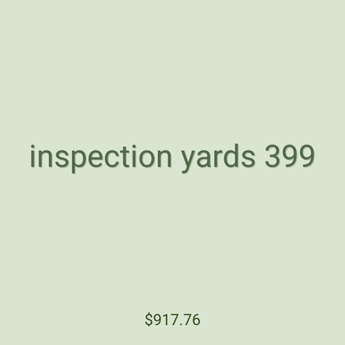inspection yards 399