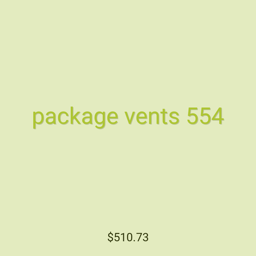 package vents 554