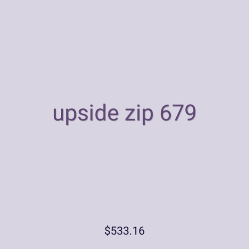 upside zip 679