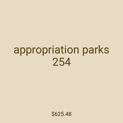 appropriation parks 254