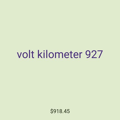 volt kilometer 927