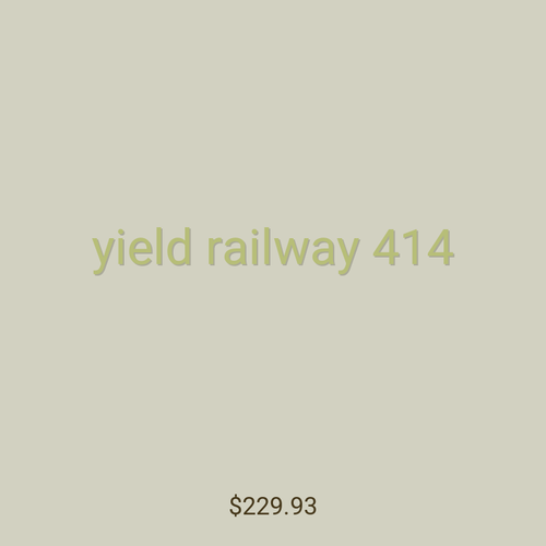 yield railway 414