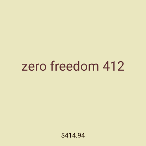 zero freedom 412
