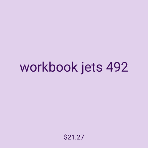 workbook jets 492