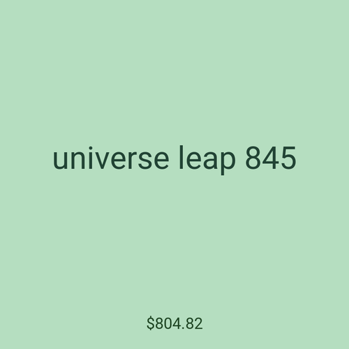 universe leap 845