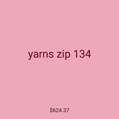 yarns zip 134