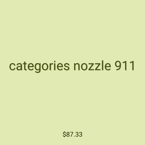 categories nozzle 911