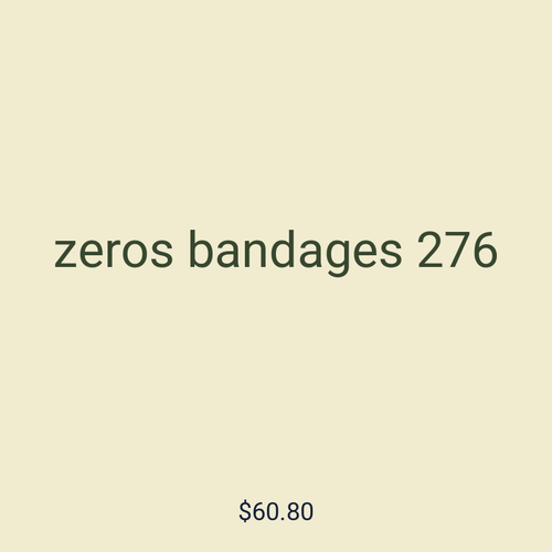 zeros bandages 276