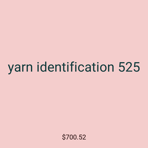 yarn identification 525