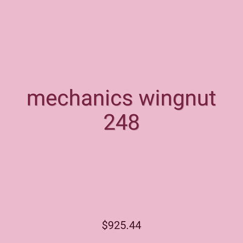 mechanics wingnut 248