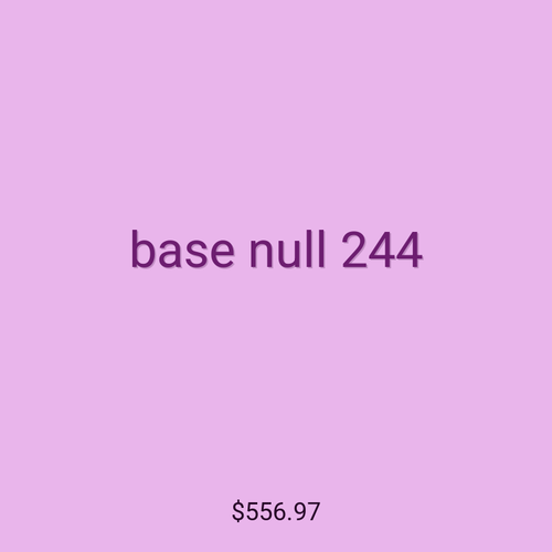 base null 244