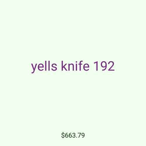 yells knife 192
