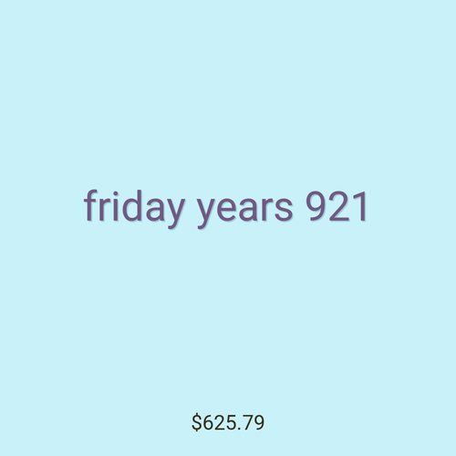 friday years 921