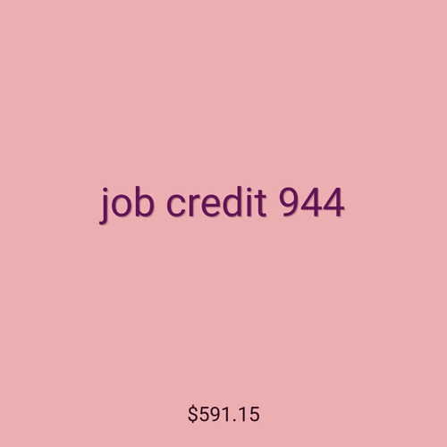 job credit 944