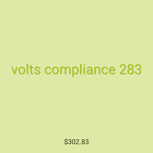 volts compliance 283