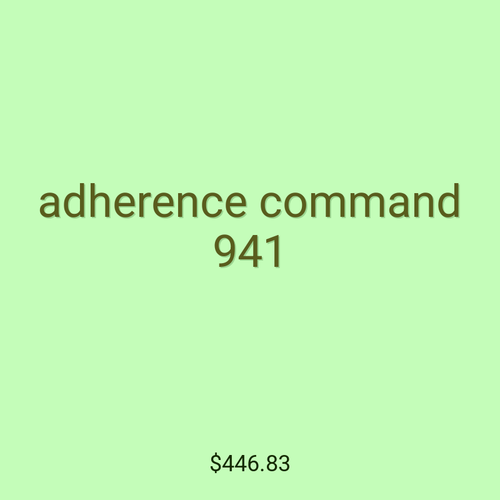 adherence command 941