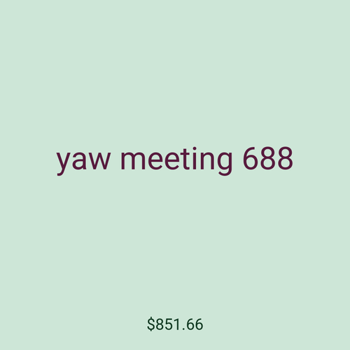 yaw meeting 688