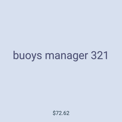 buoys manager 321