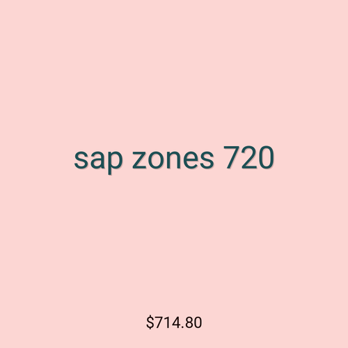 sap zones 720