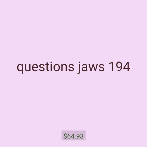 questions jaws 194
