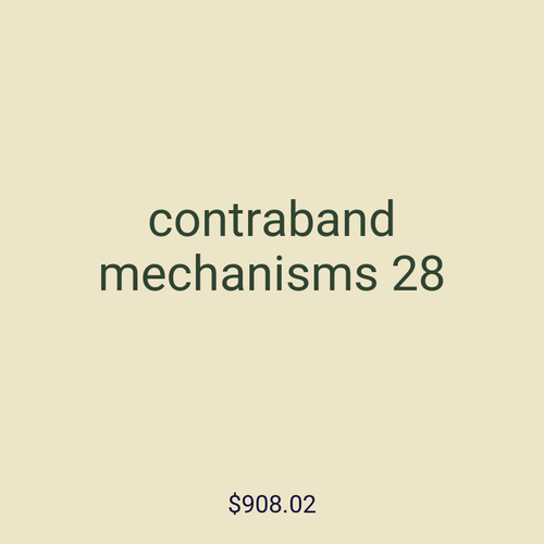 contraband mechanisms 28
