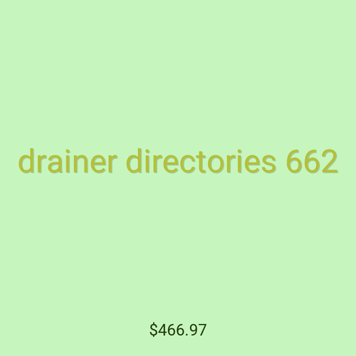 drainer directories 662