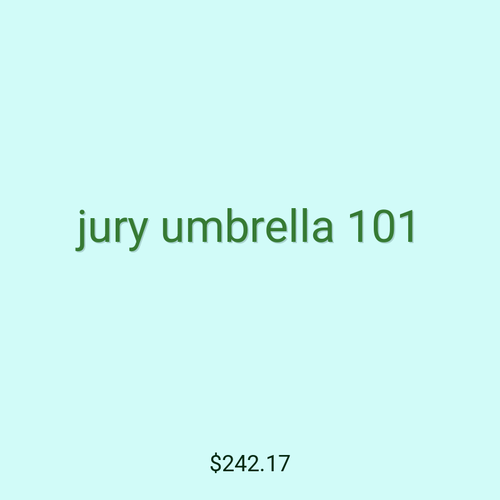 jury umbrella 101