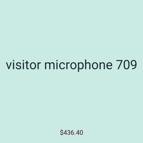 visitor microphone 709